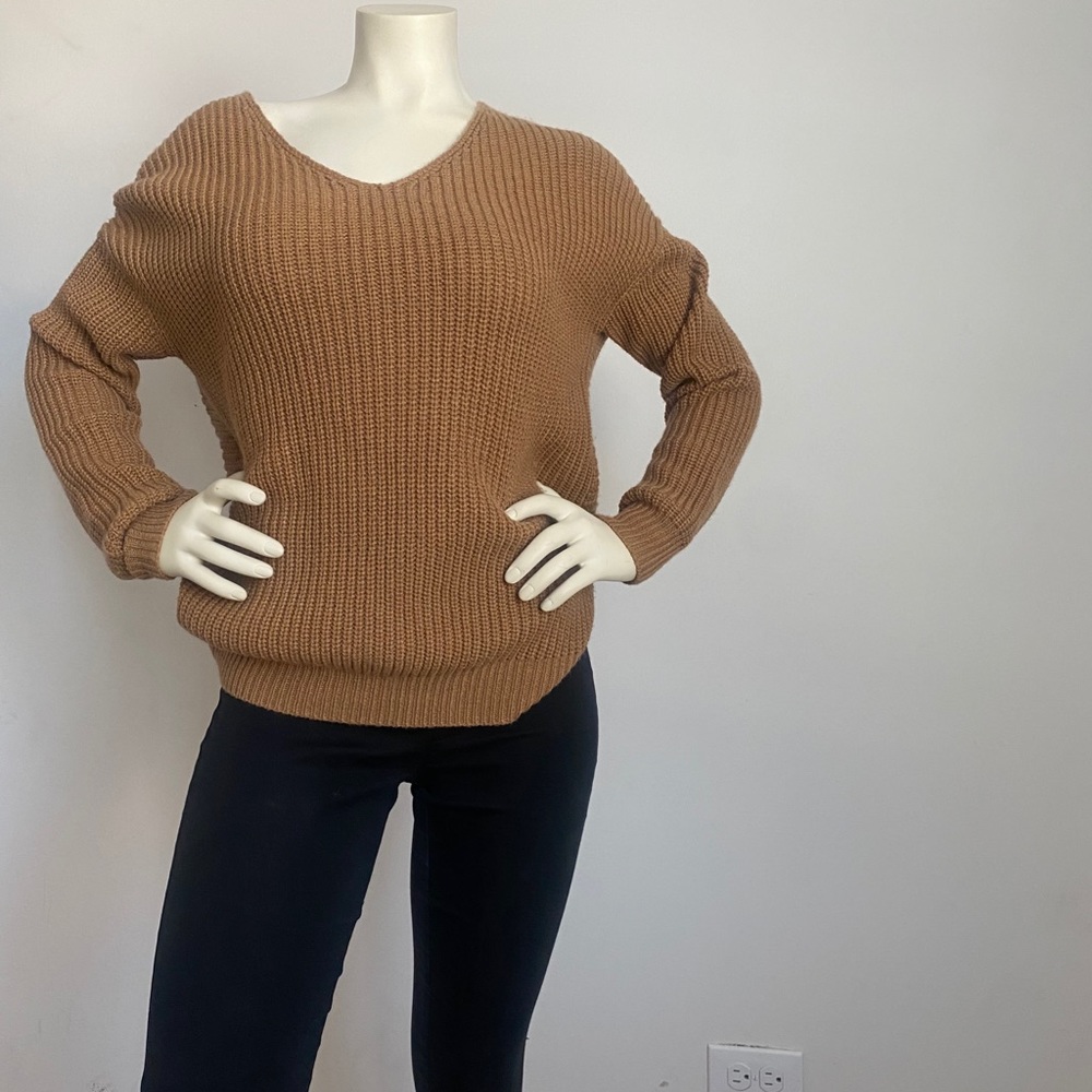 Brand new tan sweater without tags